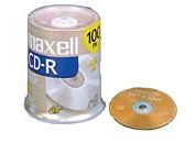 Maxell 648710 CD-R 48x 80 min IJ Printable Matte 100pk from Am-Dig
