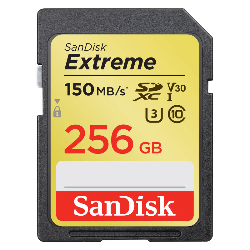 SanDisk SDSDXV5-256G-ANCIN Extreme SDXC Memory Card 256GB UHS-I  from Am-Dig