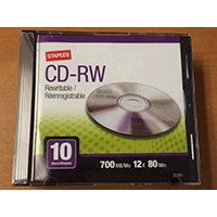 You may also be interested in the TDK CD-Rw 4X 80Min 700Mb W/ Logo Slimcase.