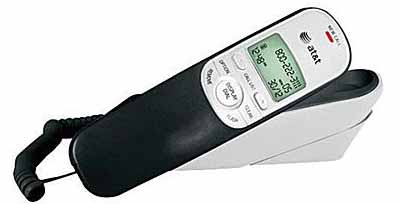 ATT 1909: Black Corded Phone- 1 Handset