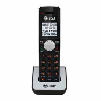 ATT CL80111: Black/Silver Cordless Handset Phone 