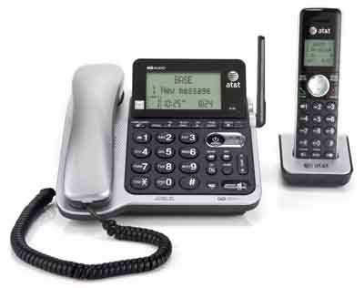ATT CL84102: Answering System, Corded/Cordless