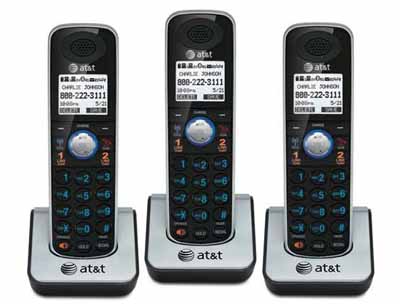 ATT TL860091: Black Cordless Phone Handset