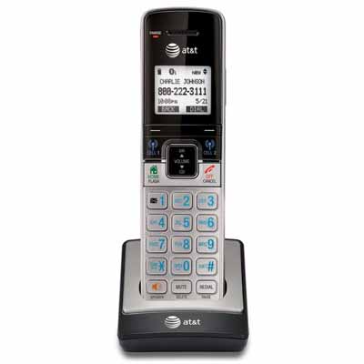 ATT TL90073: Silver/Black 1 Cordless Handset Phone