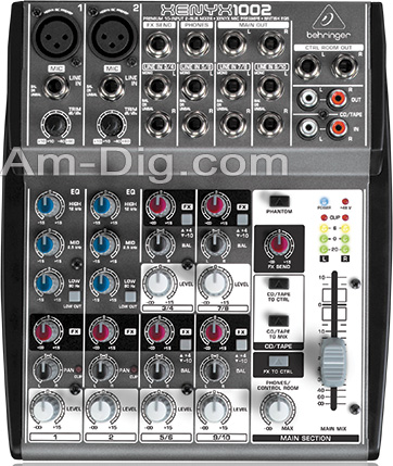 Behringer XENYX 1002 Small Format Stereo Mixer