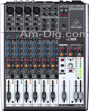 Behringer XENYX 1204USB Small Format Stereo Mixer