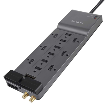 Belkin BV112234 Surge Protector 12-Out Ra 250k Ins