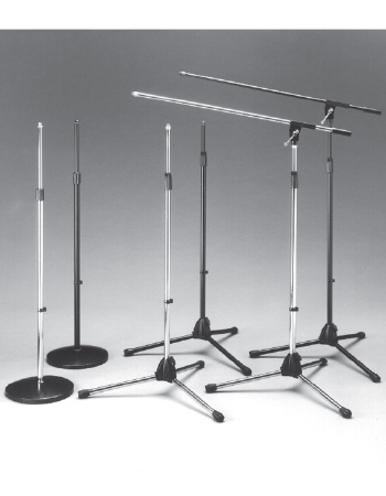 Calrad 10-31: Chrome Plated Microphone Stand