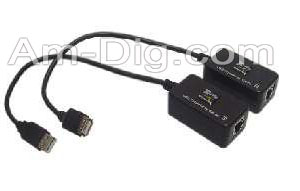 Calrad 72-131: USB Over Cat-5E, Cat-6 300ft