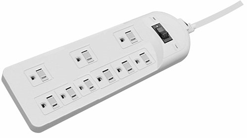 Calrad 95-786: 9 Outlet Modem/Fax Surge Protector