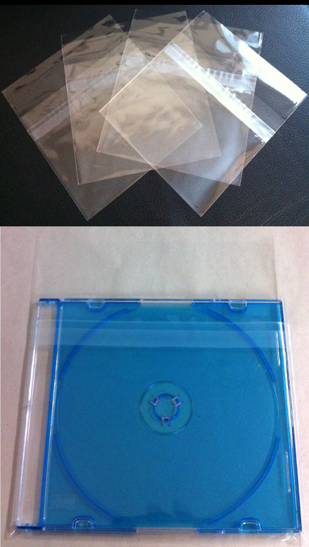 Resealable CD Case Sleeves for 5.2mm Thick Cases