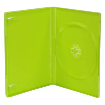 DVD Case Colors - Green Single 7mm SuperSlim