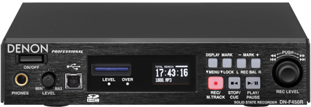 Denon DN-F450R SD SolidState Audio Recorder/Player