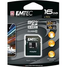 EMTEC EKMSDM16G150XHC Micro SDHC 16GB Class 10