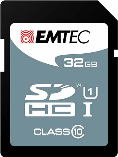EMTEC ECMSD32GHC10: SDHC Memory Card 32GB Class-10
