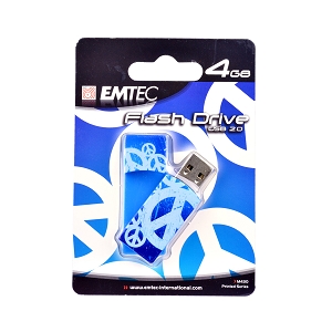 EMTEC EKMMD4GM430 Flash Drive 4GB Peace Signs 2