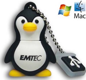 EMTEC EKMMD8GM314: Penguin Flash Drive 8GB 