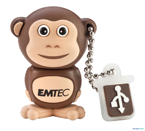 EMTEC EKMMD8GM322: 8GB Monkey Flash Drive