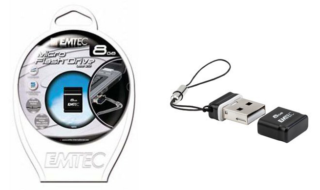 EMTEC EKMMD8GS100 Flash Drive 8GB S100 Micro