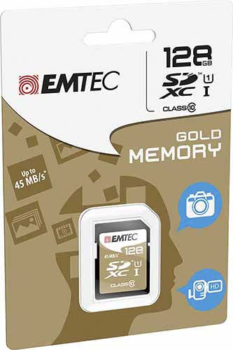 EMTEC ECMSD128GXC10: SDXC Card Class-10 128GB