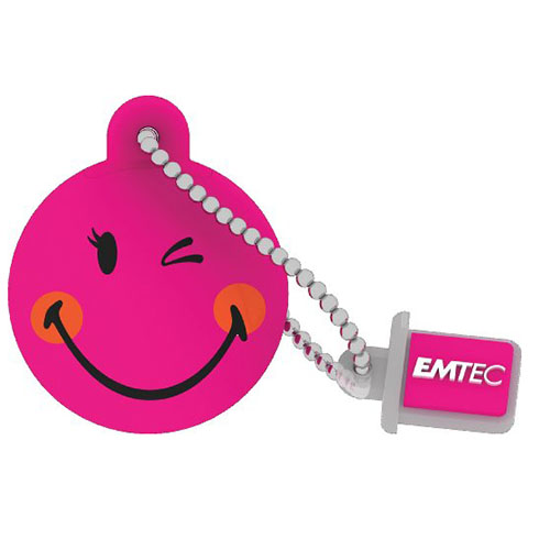 EMTEC ECMMD8GSW107: 8GB Winky Face Flash Drive
