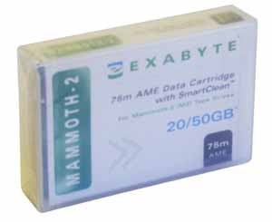 Exabyte 00572 Tape, 8mm Mammoth AME, 2, 75m 