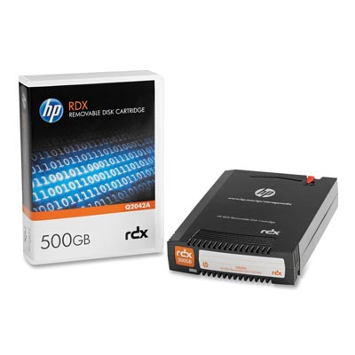 HP Q2042A: RDX 500GB Cartridge 7A, 500GB/1TB