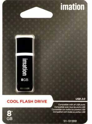 Imation 030456: 8GB USB 2.0 Flash Drive 