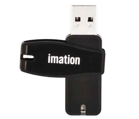 Imation 277940: Swivel Flash Drive, USB 2.0, 64GB