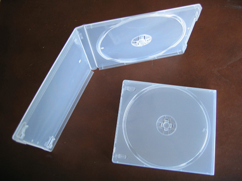 CD Jewel Case - Poly Single 11mm - Clear w/ Sleeve from Am-Dig