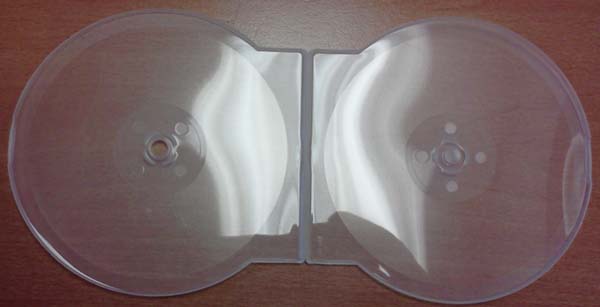 CD Case - Clam Shell - Clear Double