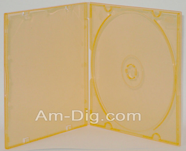 CD Case - Poly MaxiSlim Colors - Orange Single