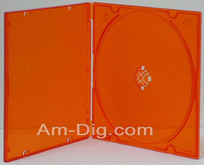 CD Case - Poly MaxiSlim Colors - Red Single