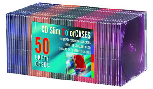 CD Jewel Case - MaxiSlim - Color Multi Packs