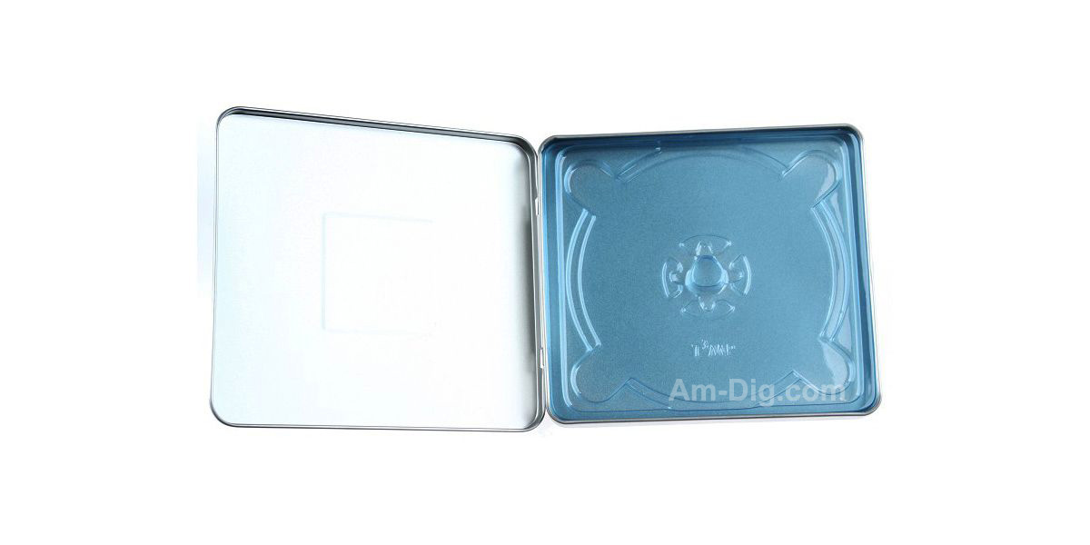 Images of the Tin CD/DVD Case Square Style no Window with Indent