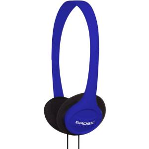 Koss Headphone, KPH7B, Portable On Ear, Blue, 4ft Cable from Am-Dig