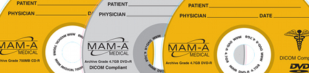 MAM-A 163197: Medical DVD-R 4.7GB Logo Jewel Case