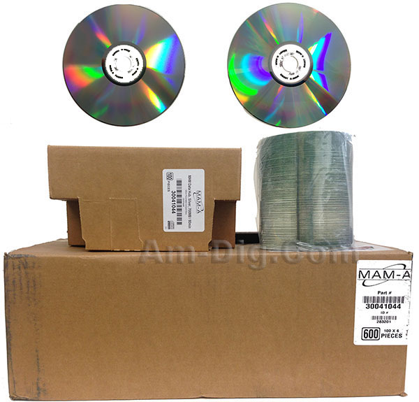 MAM-A 41044: CD-R 700MB No Logo Silver 100-Stack