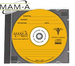 MAM-A 45214: GOLD 650MB Medical CD-R Jewel Case