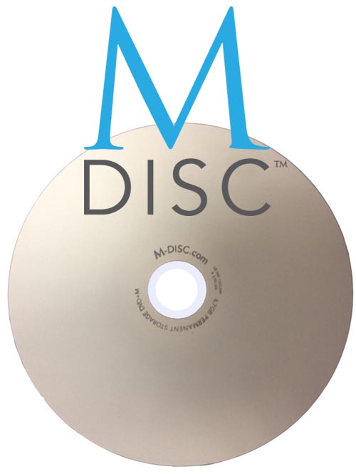 M-Disc DVD+M 4.7GB 1000 Year Disc InkJet Printable