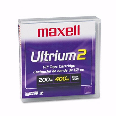 Maxell 183850: 1/2'' Ultrium LTO2 Cartridge 1998ft