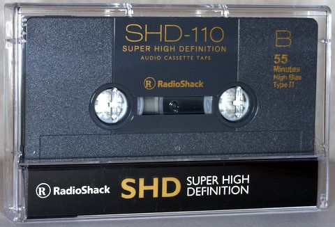 Maxell C-110 HiBias Cassette - Radio Shack Branded