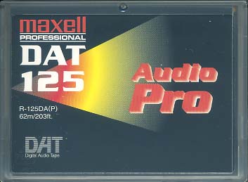 Maxell Digital Audio DAT R125