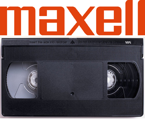 Maxell T-180 VHS in Sleeve