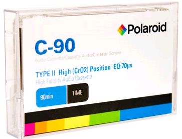 Polaroid C90 Music Grade Audio Cassette