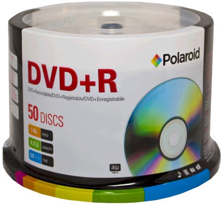 Polaroid DVD+R 16x Branded 50 Spindle