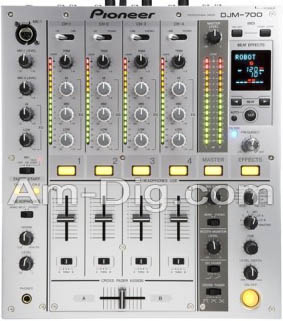 Pioneer DJM-700-S: Pro DJ Mixer 4 Channel - Silver