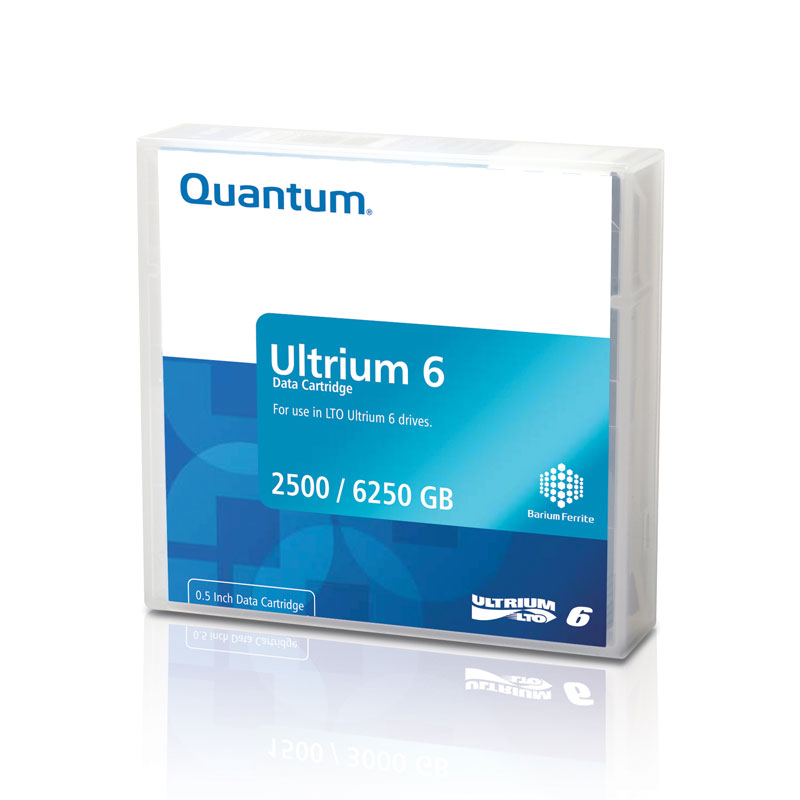 Quantum LTO Ultrium-6 2.5TB/6.25TB METAL PARTICLE (MP) Labeled from Am-Dig