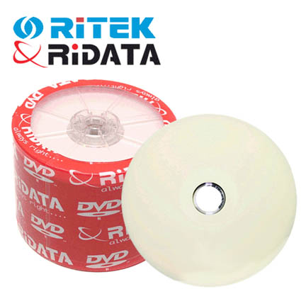 Ridata/Ritek 16x Inkjet White DVD-R