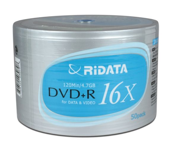 Ridata/Ritek 16x Silver Matte PLUS DVD+R
